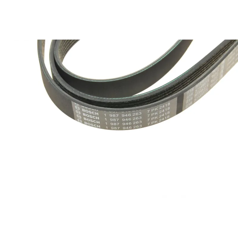 Ремінь генератора BOSCH 1 987 946 263 для Mercedes-Benz C-Class W203/W204 2002-2014, 7PK2418