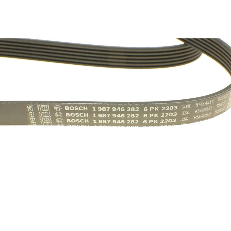 Ремінь генератора BOSCH 1 987 946 282 для Mercedes-Benz Sprinter, Dodge Nitro, Jeep Cherokee 6PK2203