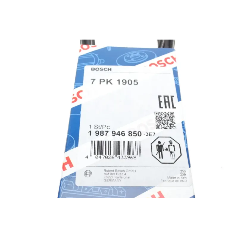 Ремінь генератора BOSCH 1 987 946 850 для Ford Scorpio II, Toyota Camry 2.4i/3.5i 1994-2011 (7PK1905)