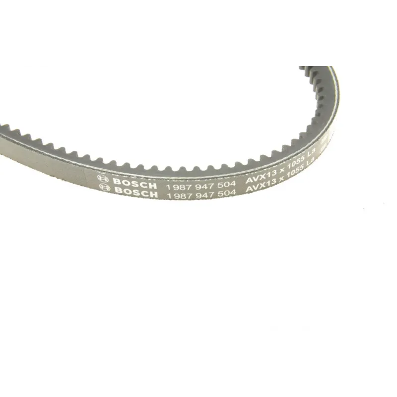 Ремінь генератора BOSCH 1 987 947 504 для Mazda 323/RX-7 1985-1991, Toyota Hilux 1985-2005 (13x1055 мм)