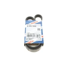 Ремінь генератора BOSCH 1 987 947 825 для Honda Accord 2.0 EX-97 (5PK930), 930 мм