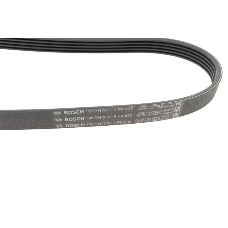 Ремінь генератора BOSCH 1 987 947 837 для Opel Omega B 2.5DTI 2001-2003, 5PK830