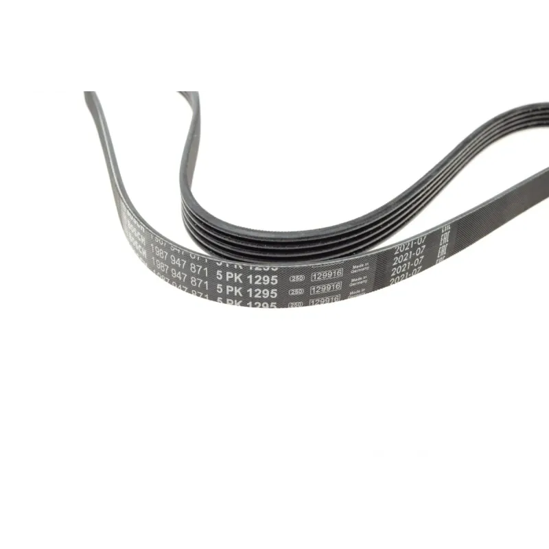 Ремінь генератора BOSCH 1 987 947 871 для Mercedes-Benz A-Class W168 1997-2004, 5PK1295 мм