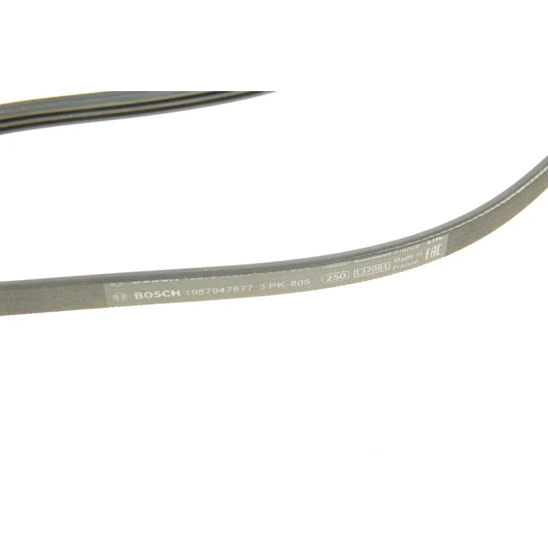 Ремінь генератора BOSCH 1 987 947 877 для Honda Accord III 1986-1987, Prelude III 1986-1987 (3PK800, 805 мм)