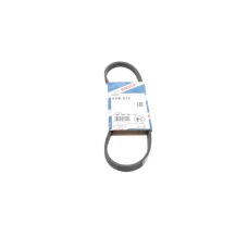 Ремінь генератора BOSCH 1 987 947 961 для Hyundai i10/i20/i30 1.1/1.6CRDi 08-13, Fiat Doblo/Punto/Stilo 1.2/1.4 01- (4PK673)