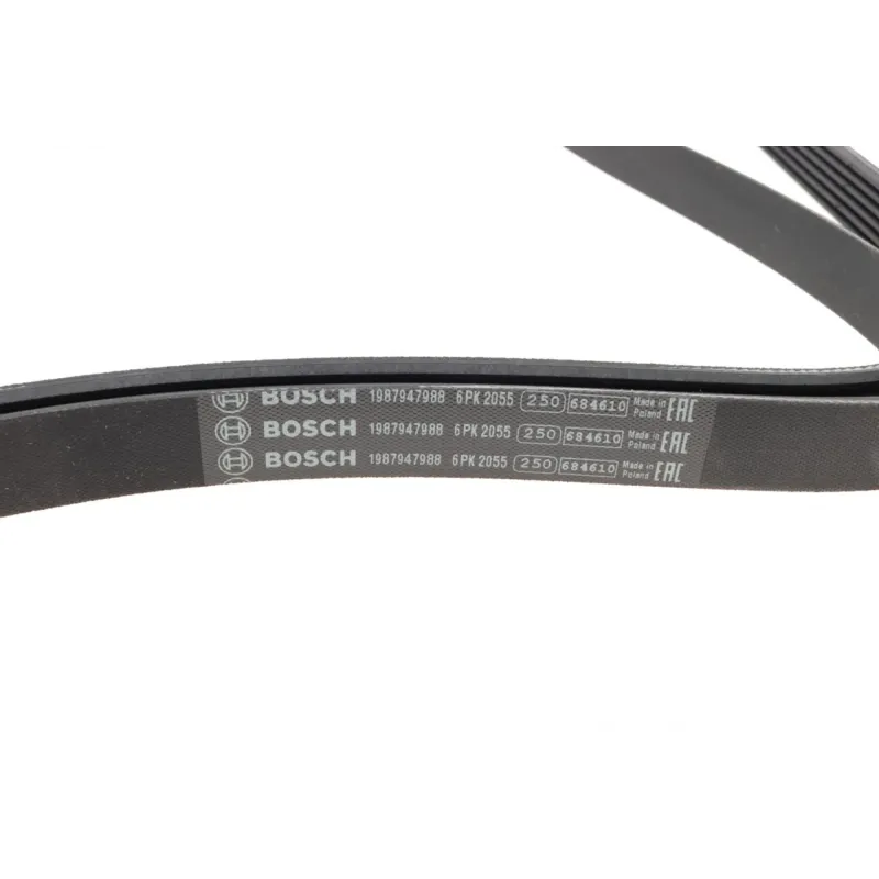 Ремінь генератора BOSCH 1 987 947 988 для Hyundai Santa Fe II, Mercedes-Benz C-Class W202, E-Class W210, 6PK2055
