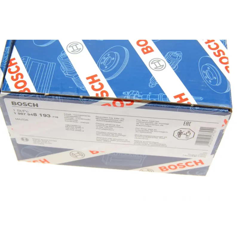 Комплект ГРМ BOSCH 1 987 948 193 для Mazda 6 (GG) 2.0 DI 2002-2007, 153 зубців