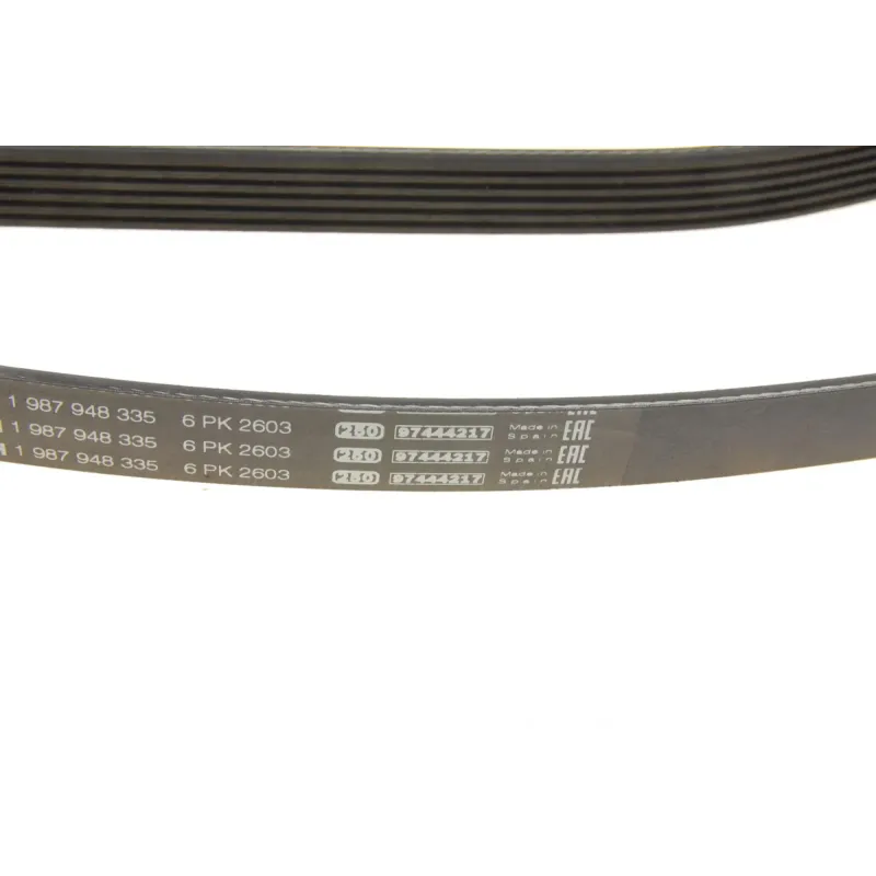 Ремінь генератора BOSCH 1 987 948 335 для Jeep Grand Cherokee II 2.7 CRD 2001-2005, 6PK2603
