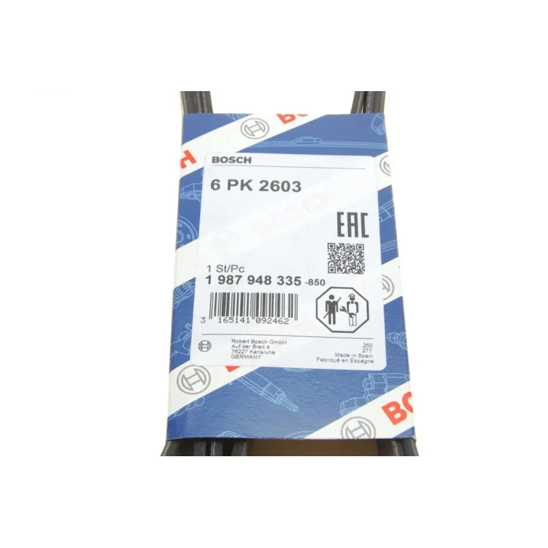 Ремінь генератора BOSCH 1 987 948 335 для Jeep Grand Cherokee II 2.7 CRD 2001-2005, 6PK2603
