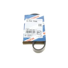 Ремінь генератора BOSCH 1 987 948 489 для Smart Fortwo Cabrio/Coupe (450, 451) 0.8 CDI 5PK768