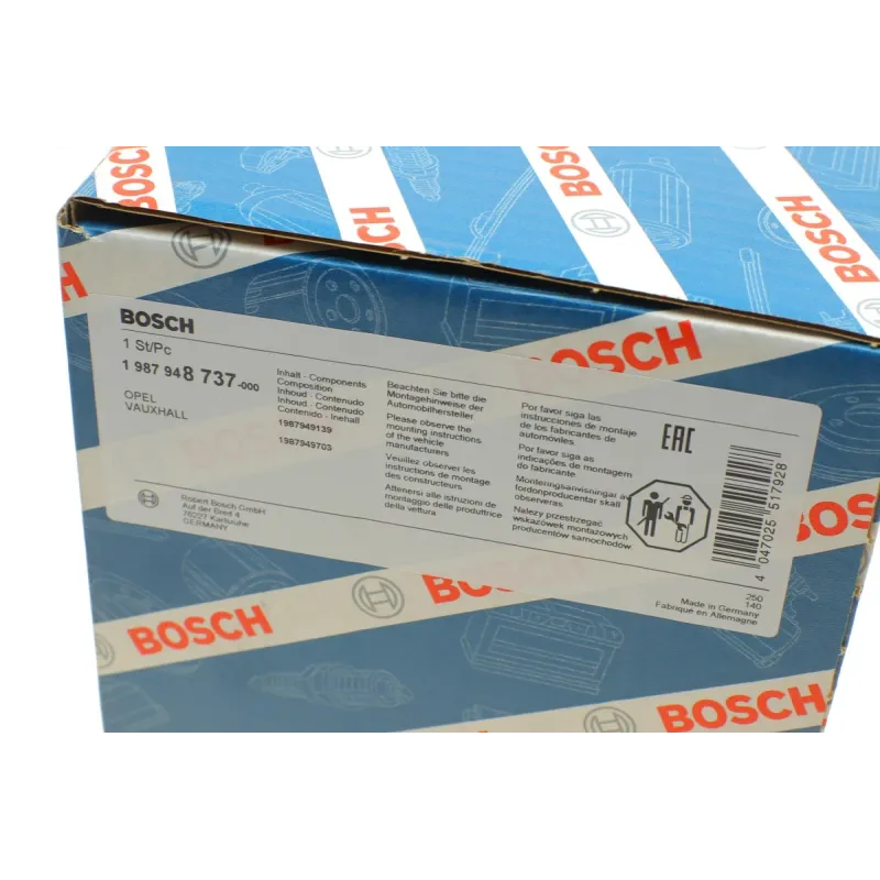 Комплект ГРМ з помпою BOSCH 1 987 948 737 для Opel Astra F, Omega A 1.8/2.0 1986-1998
