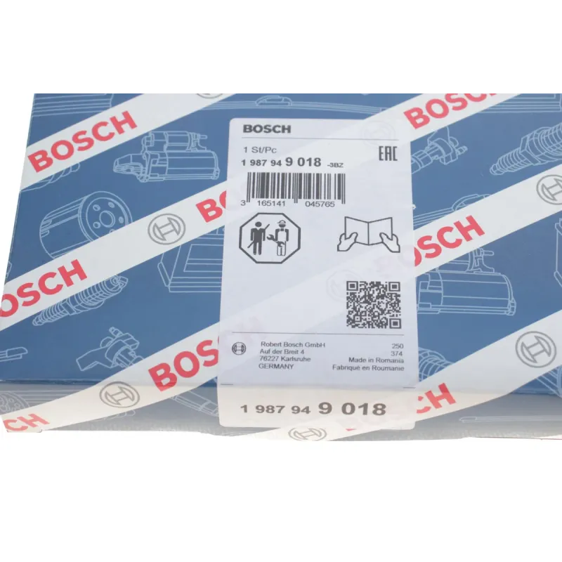 Ремінь ГРМ BOSCH 1 987 949 018 для Audi 100 C3 1982-1990, 1153x18 мм