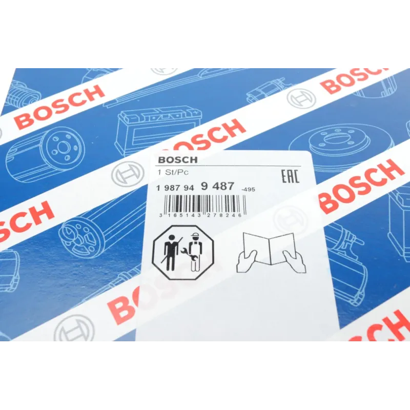 Ремінь ГРМ BOSCH 1 987 949 487 для Hyundai Sonata, Mitsubishi Lancer 1.8/2.0 1987-2007, 153 зубців, 29x153 мм