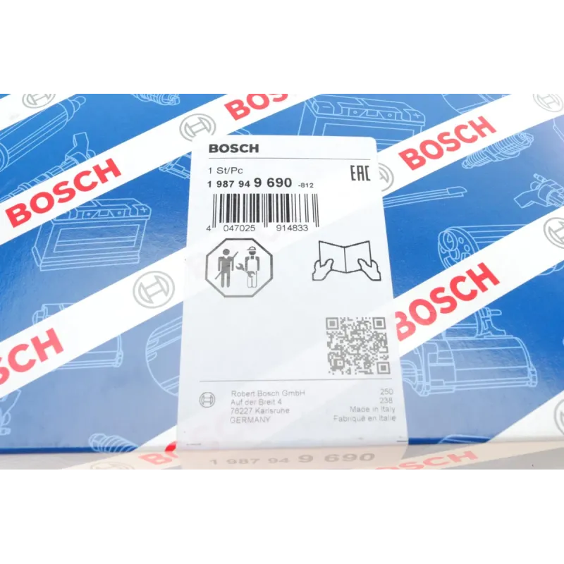 Ремінь ГРМ BOSCH 1 987 949 690 для Mitsubishi Outlander 2.4 4WD 2003-2006 (1162.1x20 мм, 122 зуби)