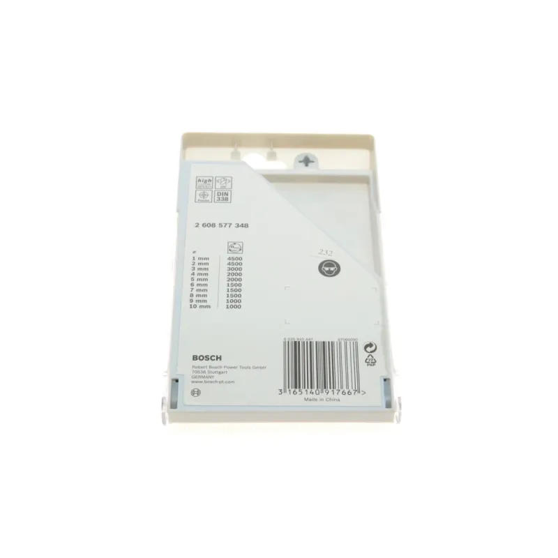Набір свердл HSS PointTeQ BOSCH 2 608 577 348 Ø1-10 мм 10 од.