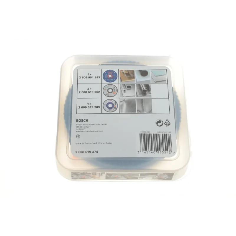 Набір кругів відрізних та шліфувальних BOSCH X-LOCK 125x1x22,23 мм 2 608 619 374 (5 од.)