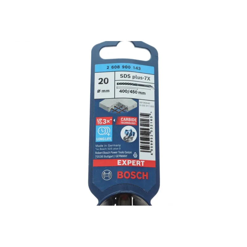 Бур SDS-Plus-7X BOSCH 2 608 900 143 20x400x450 мм