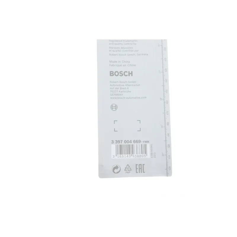 Щітка склоочисника BOSCH 3 397 004 669 каркасна 480мм для VW Polo, Golf IV, Skoda Octavia, Renault Laguna