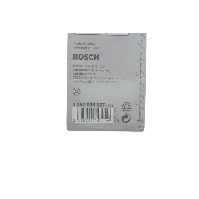 Щітки склоочисника BOSCH 3 397 005 027 (400/400мм) для Alfa Romeo 147, Audi 80, Chevrolet Aveo