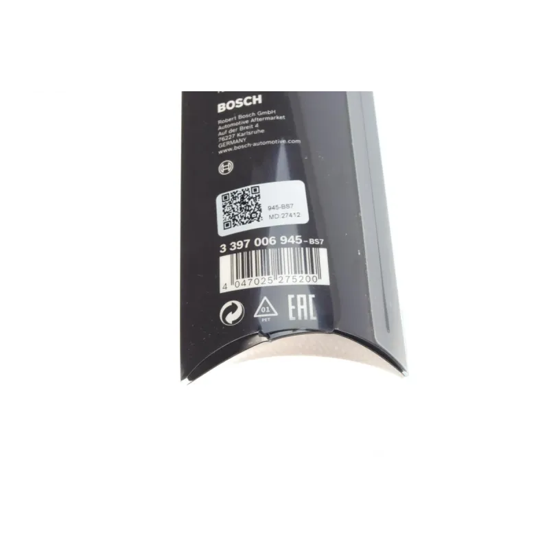 Щітка склоочисника безкаркасна BOSCH 3 397 006 945 (450мм) для Audi A3, BMW 1 (F20/F21) 2010-