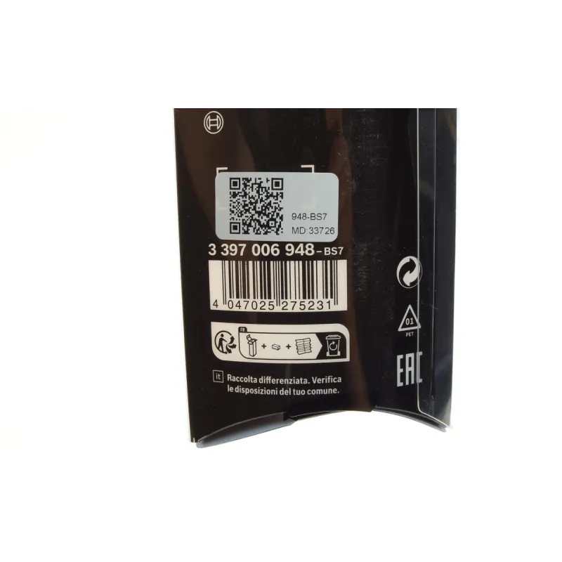 Щітка склоочисника безкаркасна BOSCH 3 397 006 948 для Audi A6 C7, VW Passat B6 530 мм