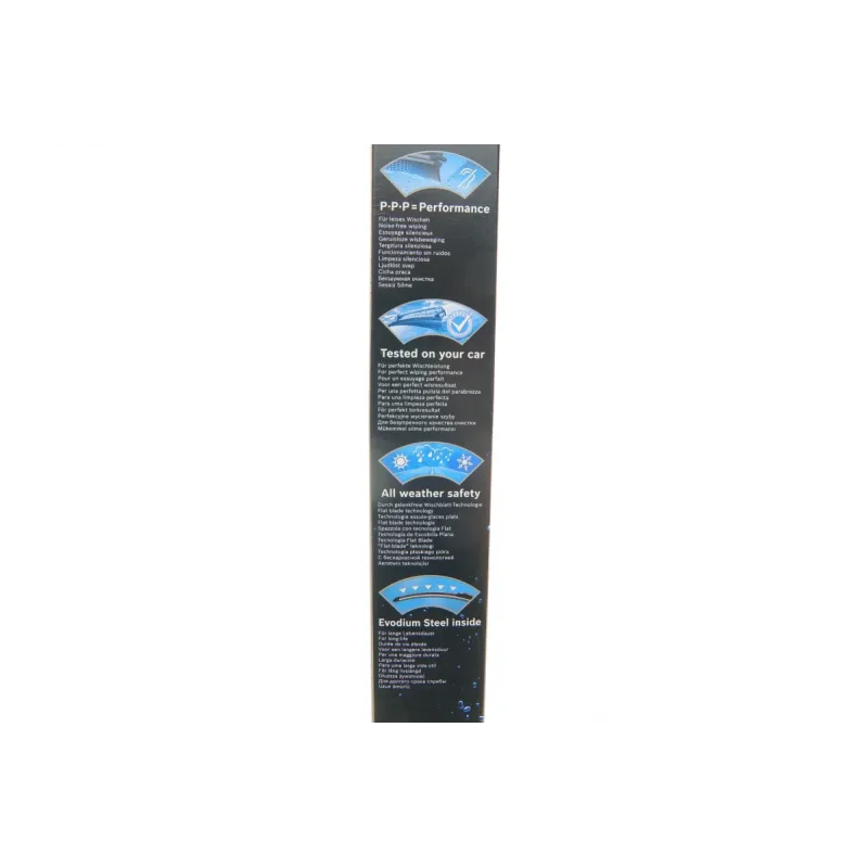 Щітки склоочисника BOSCH 3 397 007 043 безкаркасні (550/475 мм) для Dacia Logan, Renault Thalia