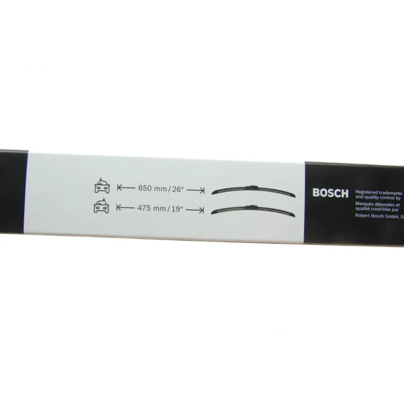 Щітки склоочисника BOSCH 3 397 007 427 безкаркасні (650/475мм) для Peugeot Expert, Citroen Jumpy, Opel Vivaro 2007-