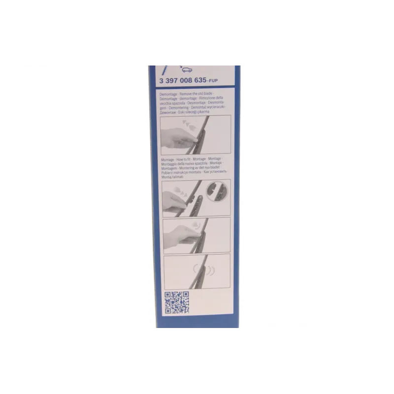Щітка склоочисника безкаркасна BOSCH 3 397 008 635 (330мм) для Audi A3, BMW X1 (F48) 2015-
