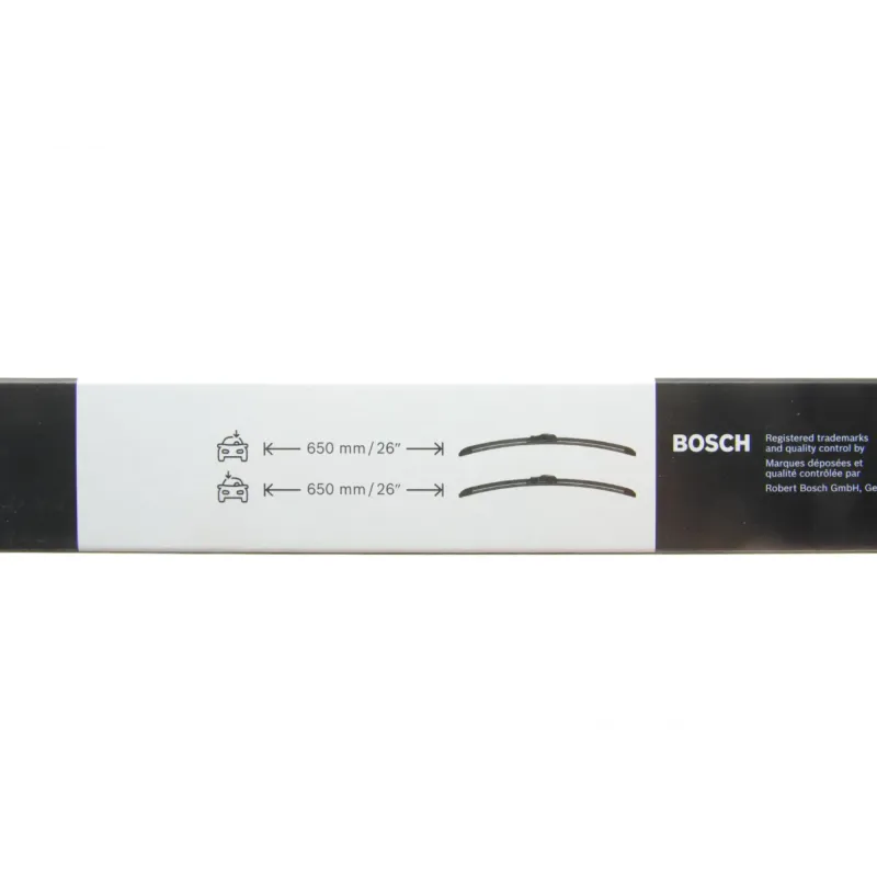 Безкаркасні щітки склоочисника BOSCH 3 397 009 777 (650/650мм) для Citroen C8, Peugeot 807 з форсункою