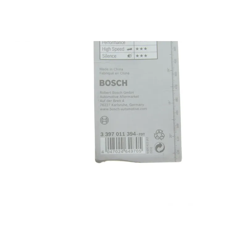 Щітка склоочисника BOSCH 3 397 011 394 каркасна 480мм для VW Polo, Golf IV, Skoda Octavia