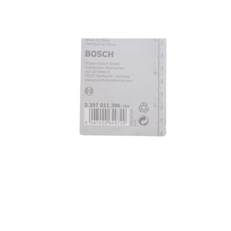 Щітка склоочисника BOSCH 3 397 011 396 каркасна 530 мм для Audi 100, Fiat Doblo, Mercedes-Benz Sprinter, Volkswagen T5