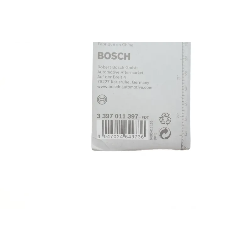 Щітка склоочисника BOSCH 3 397 011 397 (550мм) для Audi A4/A6, Citroen Berlingo, Renault Master/Megane I