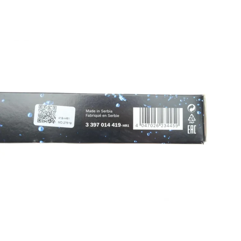 Щітки склоочисника BOSCH 3 397 014 419 безкаркасні (600/450мм) для Skoda Octavia 12-, VW Caddy IV 15-