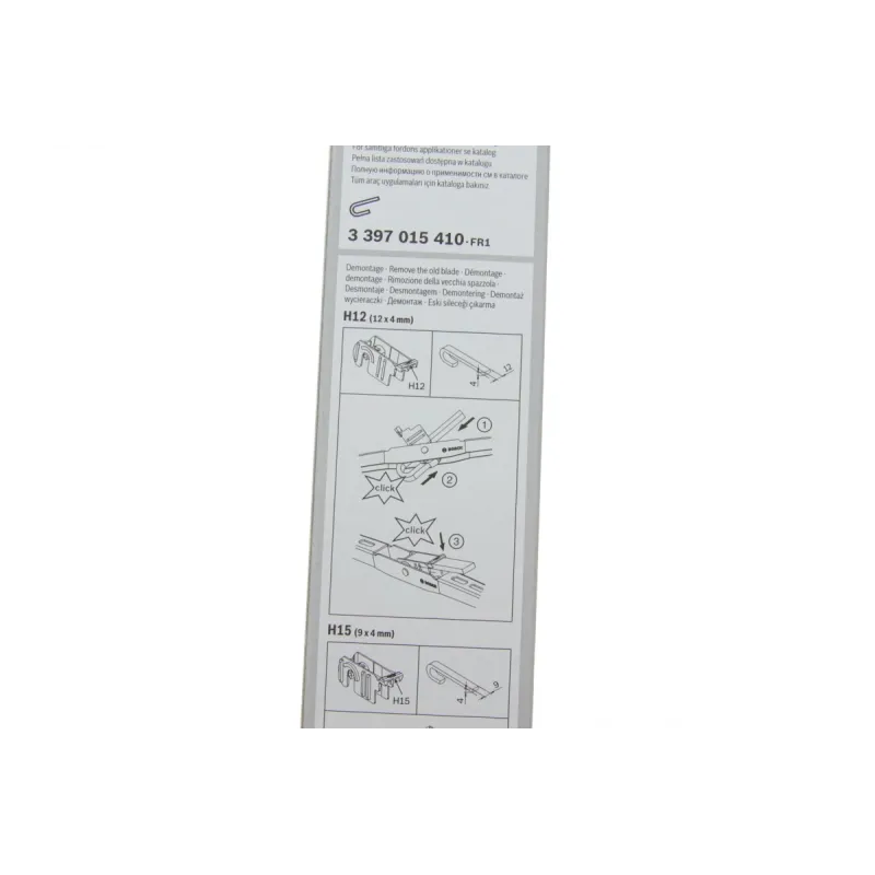 Щітка склоочисника BOSCH 3 397 015 410 (700 мм) для Ford Cargo, MAN TGA, DENNIS ELITE 2