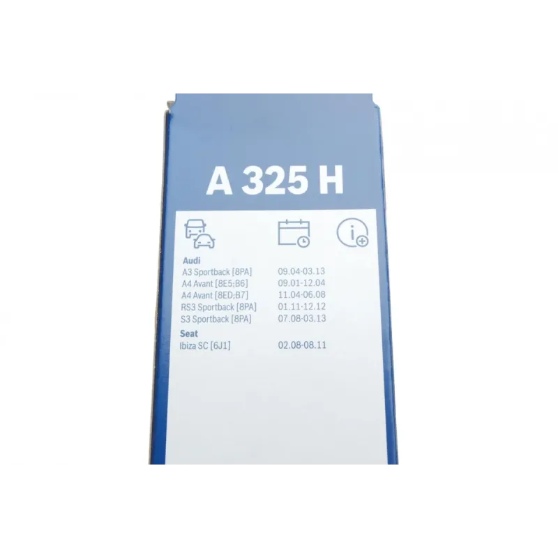 Щітка склоочисника BOSCH 3 397 016 117 (325 мм) для Audi A4 (B6/B7) 2001-2008, A3 (8PA) 2004-2013