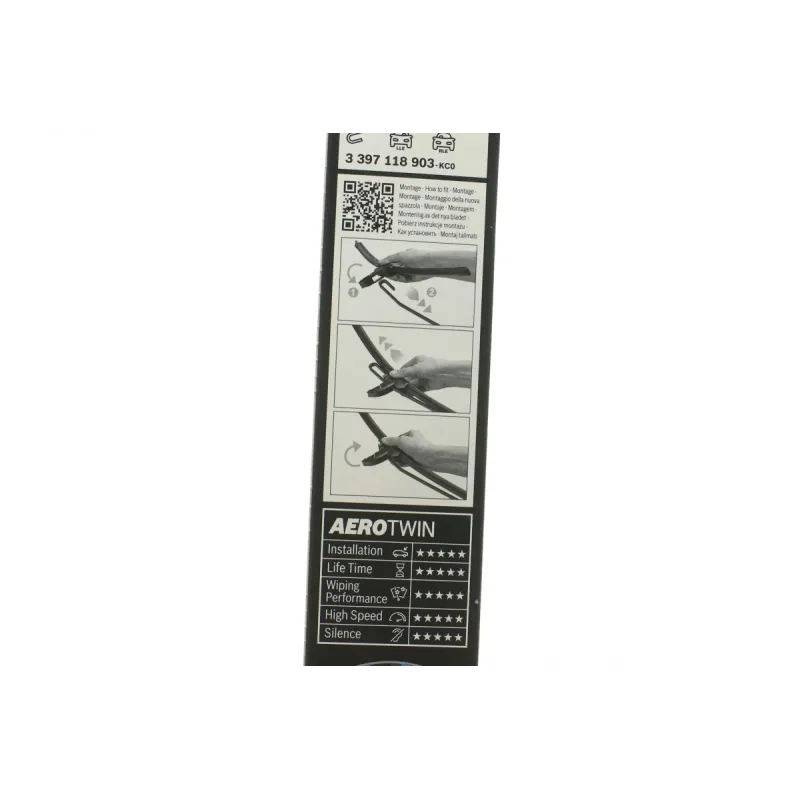 Щітки склоочисника (530/530mm) VW Passat 97-00/Peugeot 206 98-12/Renault Clio 98-