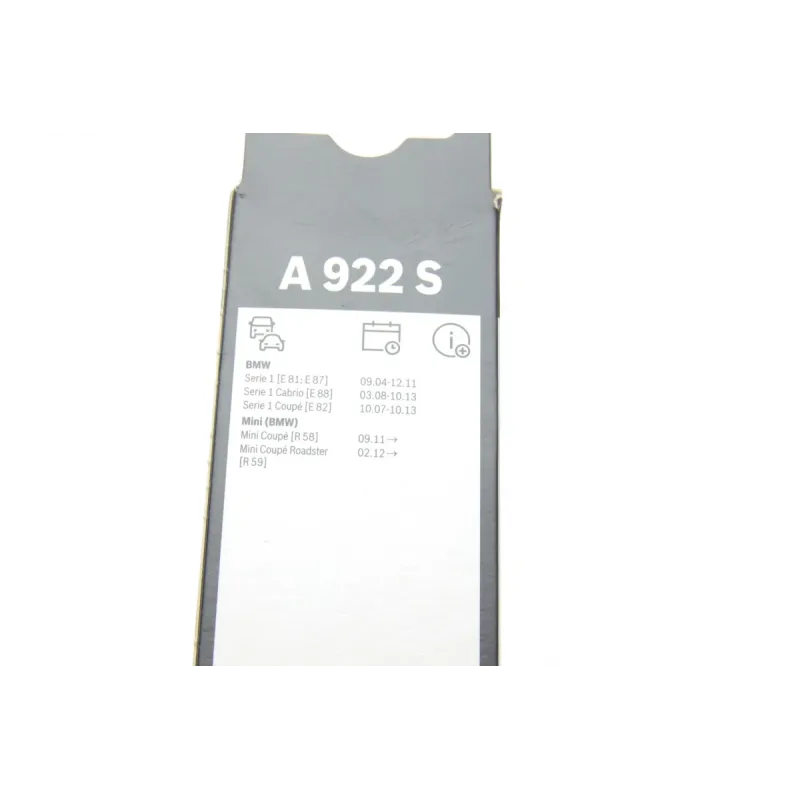 Щітки склоочисника BOSCH 3 397 118 922 безкаркасні (500/500 мм) для BMW 1 (E81/E82/E87) 2003-2013