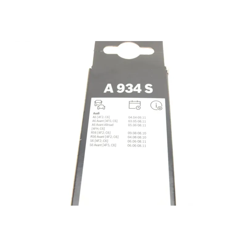 Щітки склоочисника BOSCH 3 397 118 934 безкаркасні (550/550мм) для Audi A6 C6 2004-2011