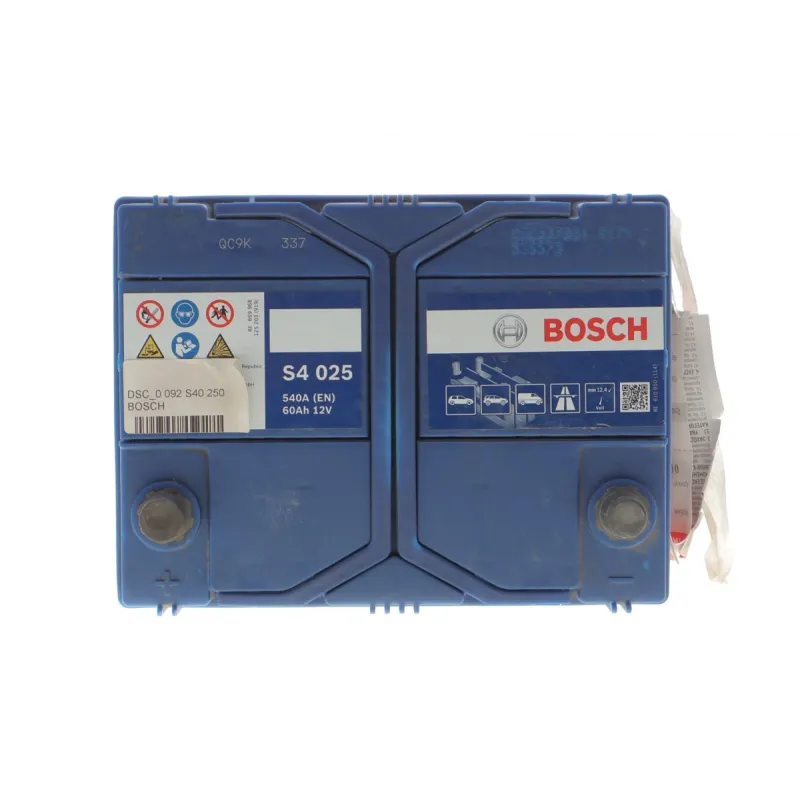 Акумулятор BOSCH S4 60Ah 540A (232x173x225) DSC_0 092 S40 250 Азія