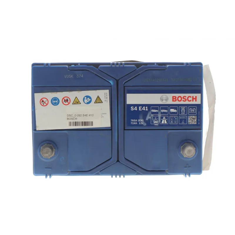 Акумулятор BOSCH 0 092 S4E 410 Start-Stop EFB 72Ah/760A (261x175x220/+R/B01) 2023