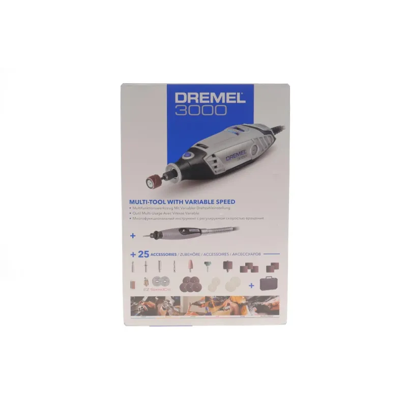 Гравер Dremel 3000 (130 Вт, 10000-30000 об/хв, 25 насадок в комплекті)