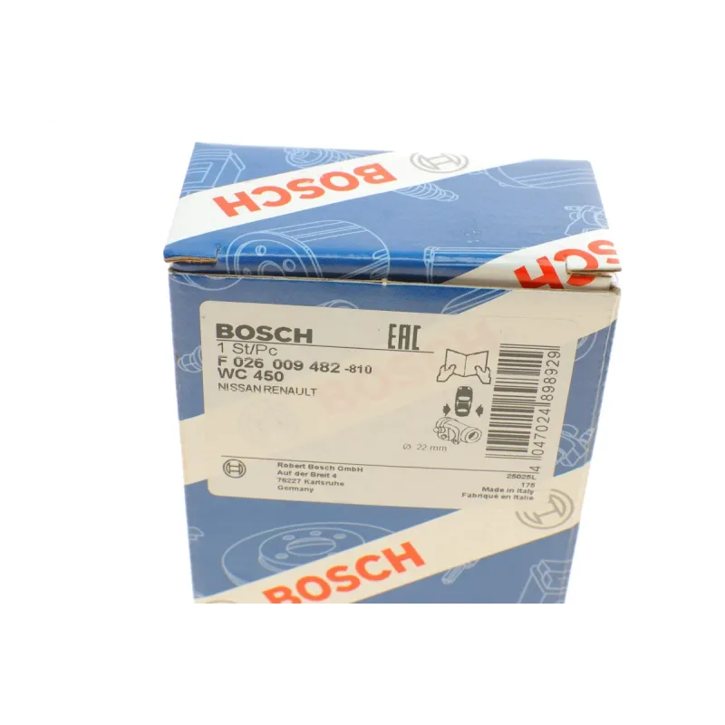Циліндр гальмівний задній BOSCH F 026 009 482 для Renault Kangoo, Nissan Kubistar (d=22.22mm)