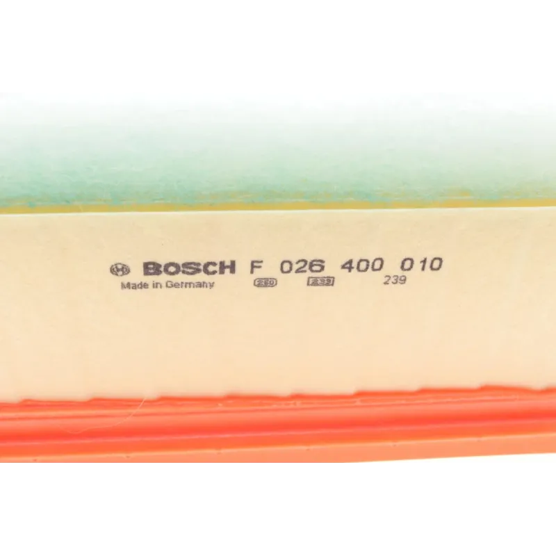 Фільтр повітряний BOSCH F 026 400 010 для Citroen Xsara 1.4i/1.6i/2.0HDI 1999-2005, 206x169.5x70.3 мм