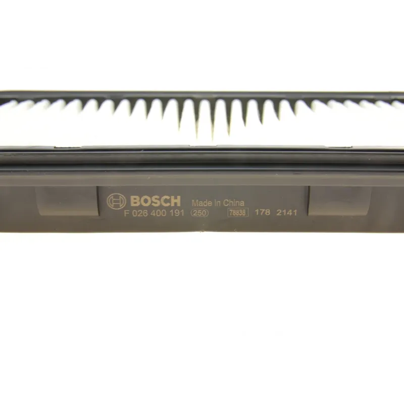 Фільтр повітряний BOSCH F 026 400 191 для Suzuki Swift III (MZ, EZ) 2006-н.в., Aerio (ER) 2002-н.в., Liana 2001-2007, 237x143x31 мм