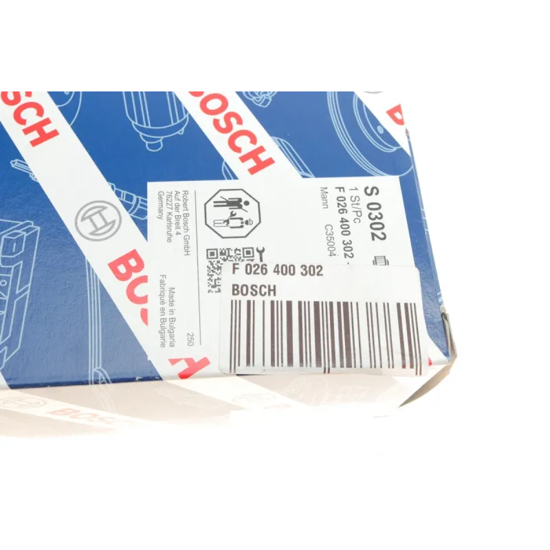 Фільтр повітряний BOSCH F 026 400 302 для Toyota Land Cruiser Prado 4.0 2003-2010, Land Cruiser 200 4.0 2007-2012