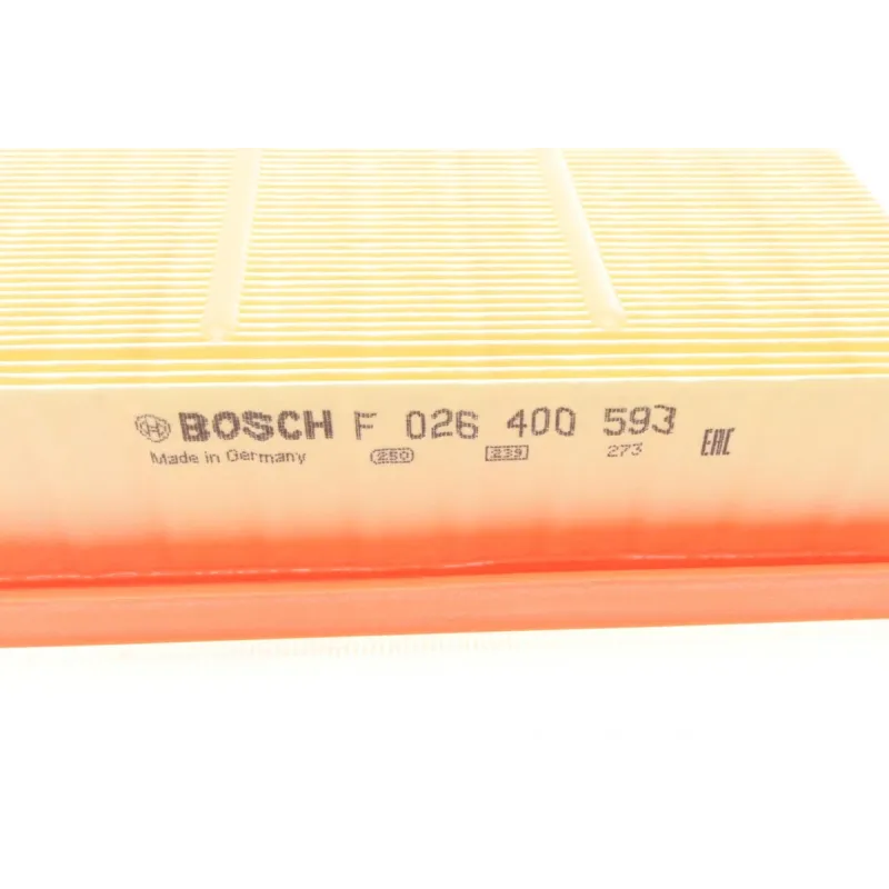 Фільтр повітряний BOSCH F 026 400 593 для Mercedes-Benz A-Class (W177) 2018-, B-Class (W247) 2018-, 256.7x186.3x46.5 мм