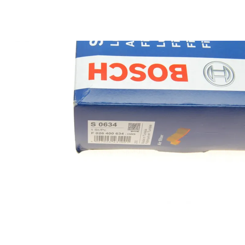 Фільтр повітряний BOSCH F 026 400 634 для Hyundai Accent V, Kia Rio IV 1.6 16V 17-