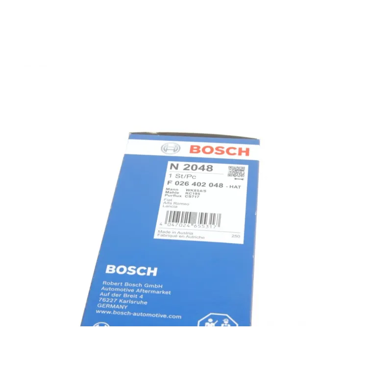 Фільтр паливний BOSCH F 026 402 048 для Fiat Doblo 1.9 JTD 2003-, M 16x1.5