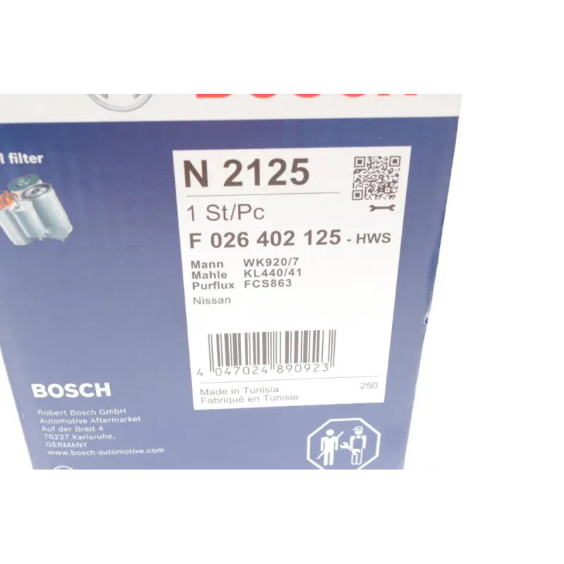 Фільтр паливний Nissan Qashqai/X-Trail 1.5/2.0dci 07-