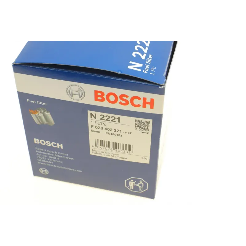 Фільтр паливний BOSCH F 026 402 221 для Audi Q7/Q8, VW Touareg 3.0 TDI, 103.25 мм